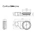 Душевой лоток Pestan Confluo Slim Line 550 13100032