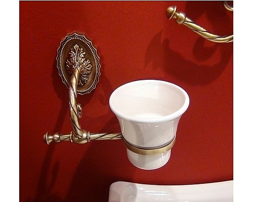 Стакан для зубных щеток Migliore Edera 16904 Бронза