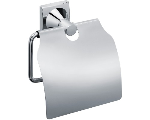 Держатель туалетной бумаги Grampus Ocean GR-2010 с крышкой Хром
