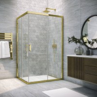 Душевой уголок ZA-F TUR NOVO 80x70 09 01 стекло прозрачное