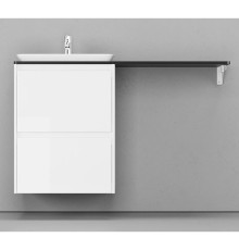 Тумба под раковину Velvex Klaufs 56x60.2Y подвесная Белая