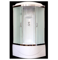 Душевая кабина Royal Bath НК 90x90 стекло прозрачное задняя стенка Белая