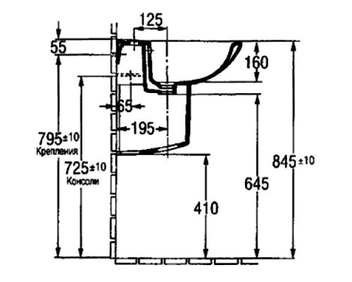 Раковина Jacob Delafon E4158NG-00