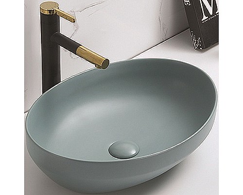 Раковина-чаша CeramaLux 50 78590MLG Зеленая матовая