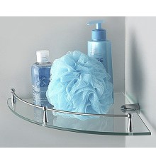 Полка стеклянная угловая WasserKRAFT K-544