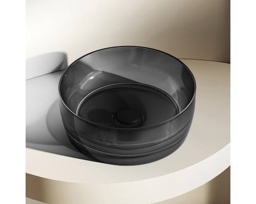 Раковина-чаша Abber Kristall 40 AT2804Onyx Черная
