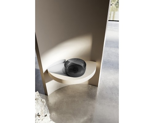 Раковина-чаша Abber Kristall 40 AT2804Onyx Черная