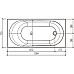Акриловая ванна WellWant Oberon WW 150x75 WWVO1123W