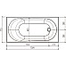 Акриловая ванна WellWant Oberon WW 150x75 WWVO1123W
