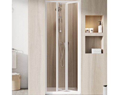 Душевая дверь Ravak Supernova SDZ2-70 профиль Белый стекло Transparent