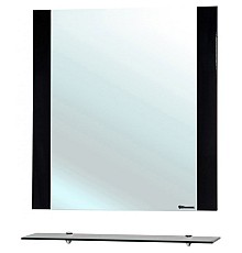 Зеркало Bellezza Рокко 80 4613713030040 с полкой Черное