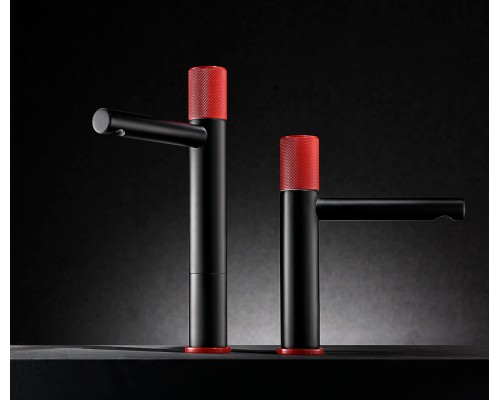 Смеситель для раковины Bronze de Luxe Avantgarde Черный Красный