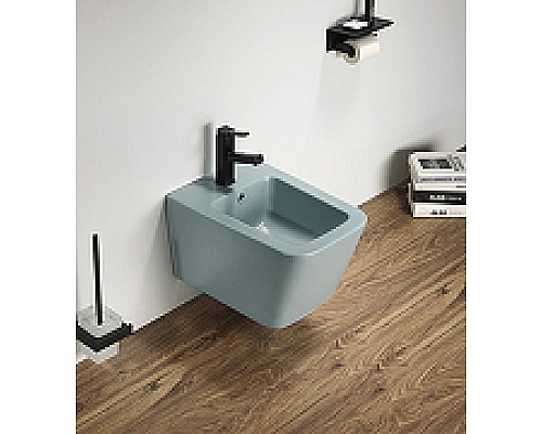 Биде CeramaLux 5370MLG подвесное Зеленое матовое