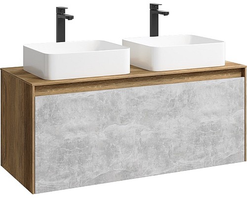 Корпус тумбы под раковину Aqwella 5 Stars Mobi 120 MOB0112DB подвесной Дуб балтийский