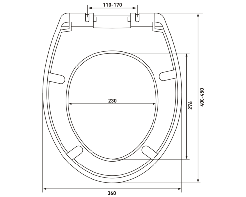 Сиденье для унитаза Berges Mita SO 018003 Белое с микролифтом