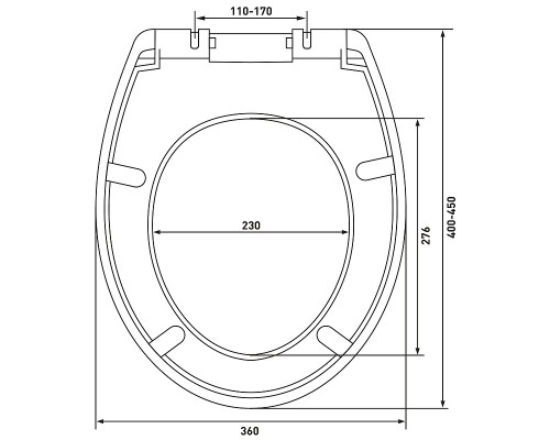 Сиденье для унитаза Berges Mita SO 018003 Белое с микролифтом