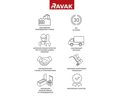 Сиденье для душа Ravak Ovo P II Clear B8F0000048 Прозрачное Нержавеющая сталь