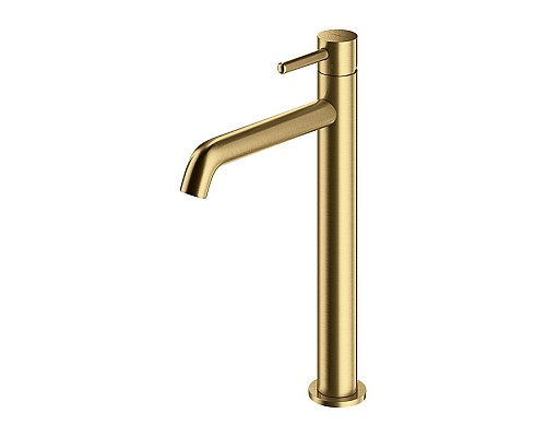 Смеситель для умывальника высокий Omnires Y Y1212GLB брашированное золото