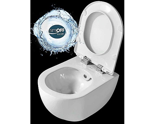 Унитаз биде Creavit Free FE322-00MB00E-0000 подвесной Белый матовый без сиденья