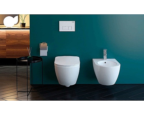 Унитаз биде Creavit Free FE322-00MB00E-0000 подвесной Белый матовый без сиденья