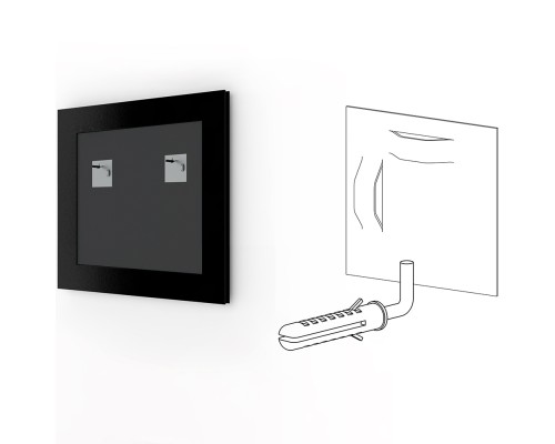 Зеркало Evoform Definite 74х74 BY 1028 в багетной раме - Золотой акведук 61 мм