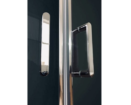 Душевая кабина Royal Bath HP 80х80 стекло прозрачное задняя стенка Черная