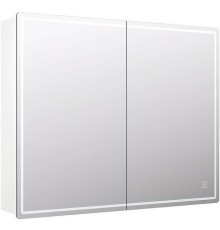 Зеркальный шкаф Vigo Geometry 100 с подсветкой Белый