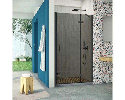 Дверь в душевой проем AFP Retta 110 02М 07 R стекло графит