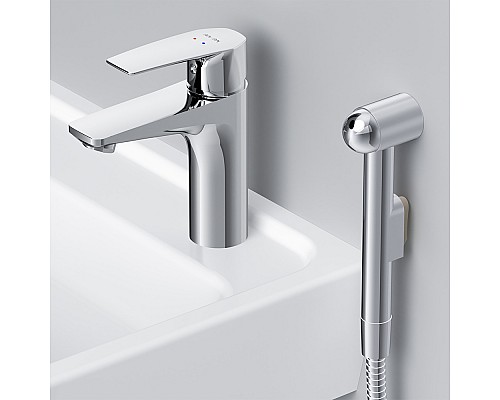 Смеситель для умывальника с гиг.душем AM.PM Gem F90A03000 167 мм