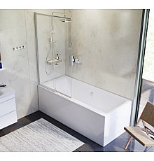 Комплект для ванной комнаты ванна Am.Pm Inspire 2.0 без гидромассажа со смесителем с душевым гарнитуром и аксессуарами WK52EB