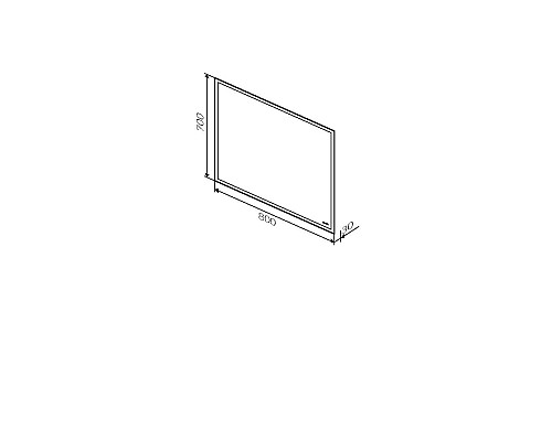Зеркало AM.PM Gem 80 подсветка по периметру M91AMOX0801WG
