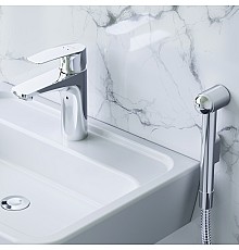 Смеситель для умывальника с гиг.душем AM.PM Gem F90A03000 167 мм
