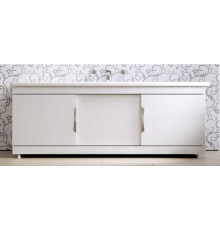 Фронтальная панель для ванны раздвижная Vita 170 белый