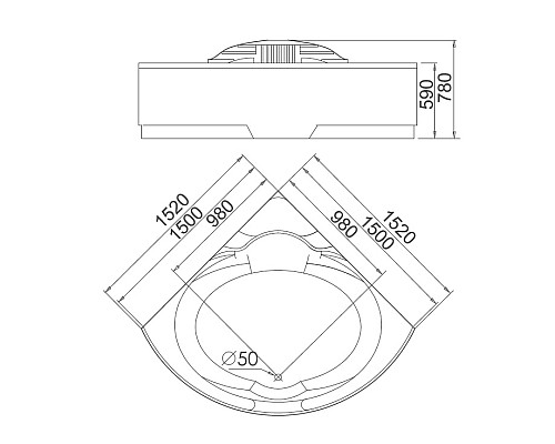 Акриловая ванна Gemy G9082 B