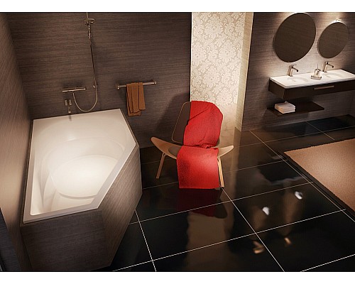 Асимметричная ванна Riho Yukon 160x90 L BA3500500000000