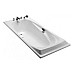 Ванна Jacob Delafon 160 x 75 cм с отверстиями для ручек. E2929-00