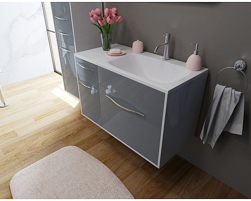 Мебельная раковина Style Line Барселона 90 R СС-00002281, белая