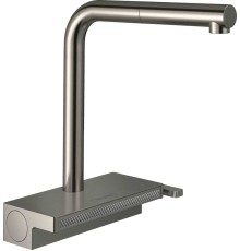 Смеситель Hansgrohe Aquno Select однорычажный хром матовый