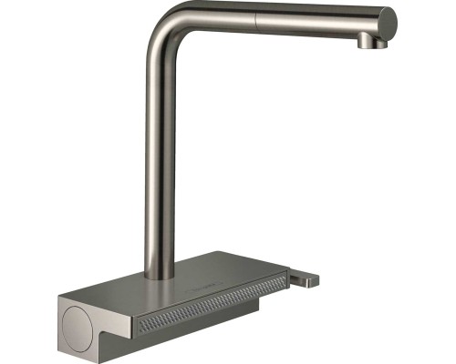 Смеситель Hansgrohe Aquno Select однорычажный хром матовый