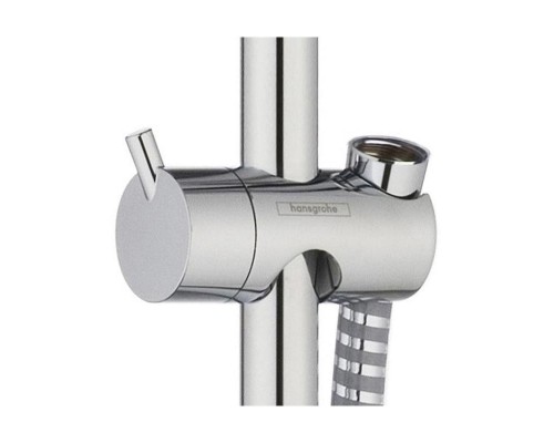 Держатель ручного душа на штангу Hansgrohe хром