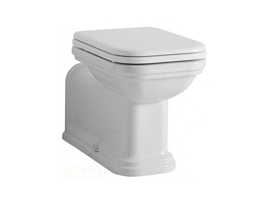 Унитаз напольный приставной Kerasan Waldorf 411601 удлиненный