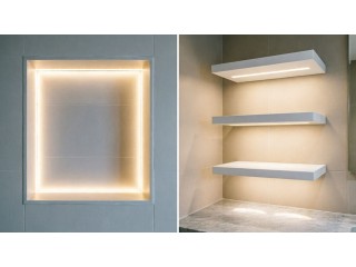 как сделать подсветку в ванной