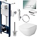 Комплект для ванной комнаты унитаз Am.Pm Inspire 2.0 с инсталляцией с гигиеническим набором и аксессуарами CK50GD