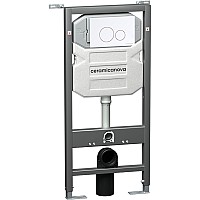Инсталляция для унитазов Ceramica Nova Envision с кнопкой смыва CN1001W