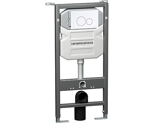 Инсталляция для унитазов Ceramica Nova Envision с кнопкой смыва CN1001W