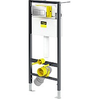 Инсталляция Viega Prevista Dry 792 824 для подвесных унитазов с клавишей смыва Хром