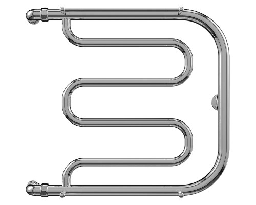 Водяной полотенцесушитель Terminus Фокстрот 500x400 4620768881275 с полкой Хром