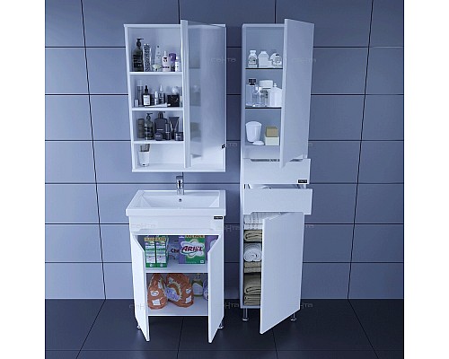 Тумба под раковину СанТа Лондон 60 224015 Белая