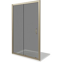 Душевая дверь в нишу Good Door Jazze WTW-140-B-BR 140 профиль Бронза стекло тонированное