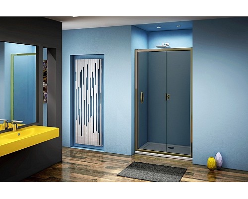 Душевая дверь в нишу Good Door Jazze WTW-140-B-BR 140 профиль Бронза стекло тонированное Душевая дверь в нишу Good Door Jazze WTW-140-B-BR 140 профиль Бронза стекло тонированное
